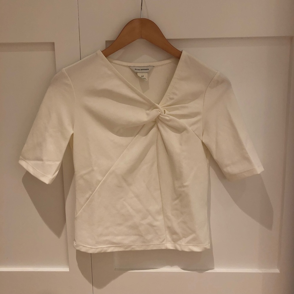 Club Monaco Twist Front Top